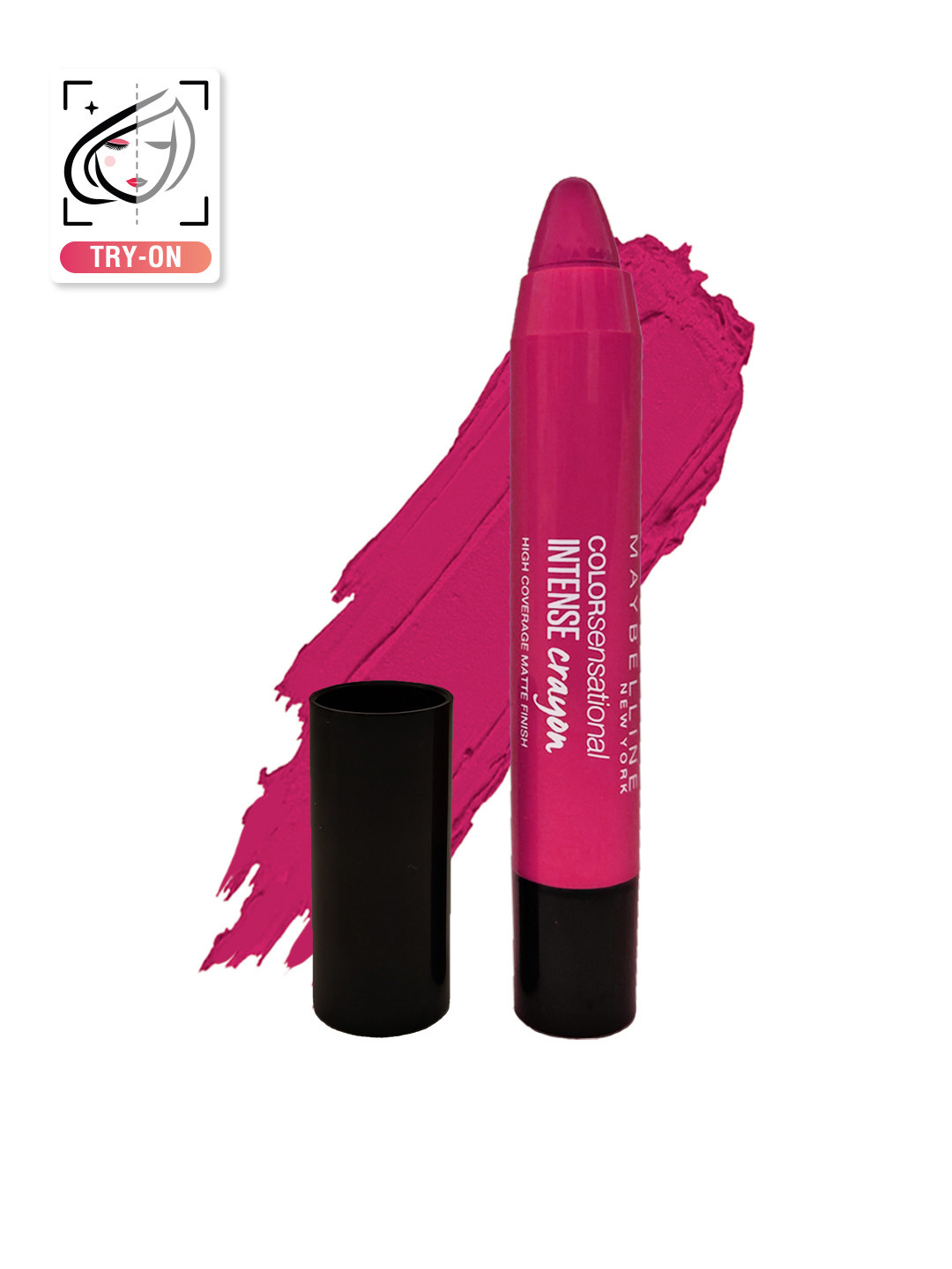 

Maybelline Color Show Intense Crayon Lipstick - Fierce Fuchsia M 107, Magenta