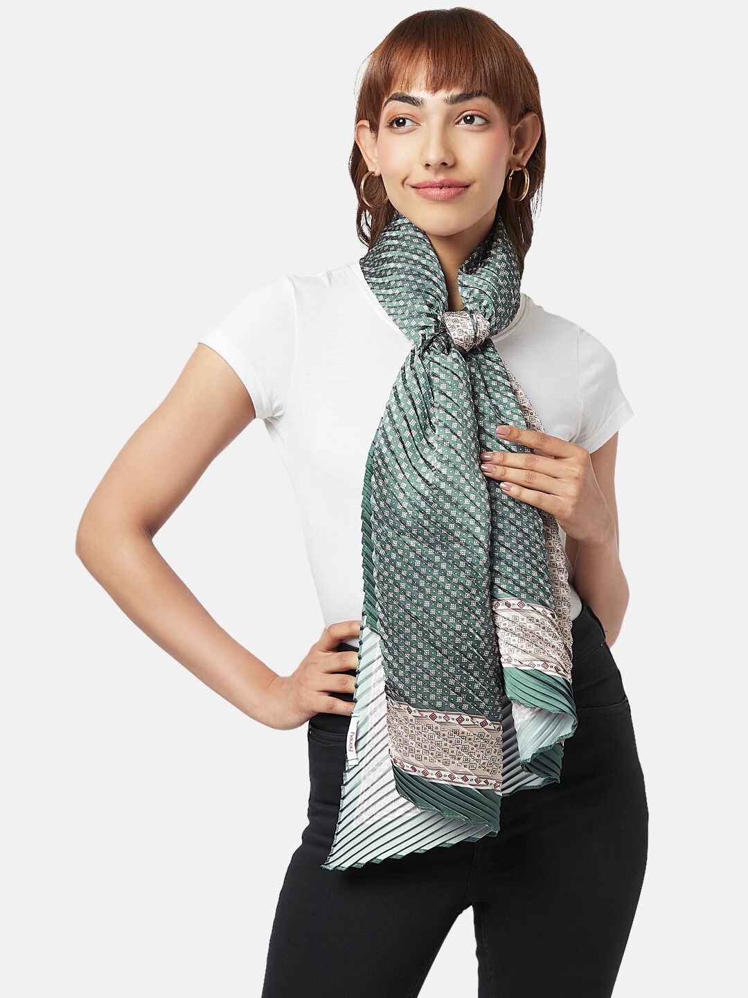 

Honey by Pantaloons Women Printed Scarf, Green