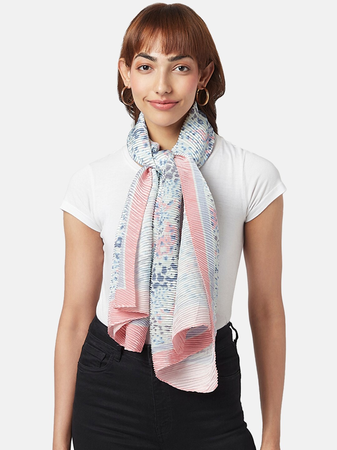 

Honey by Pantaloons Women Printed Scarf, Peach