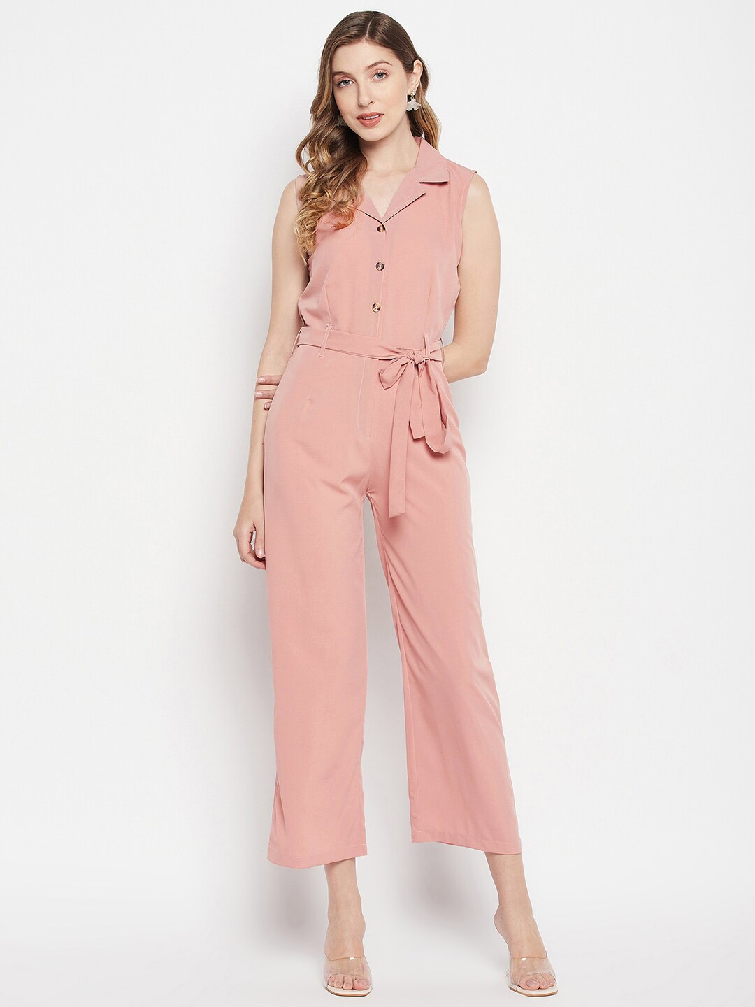 

Color Cocktail Women Basic Jumpsuit, Pink