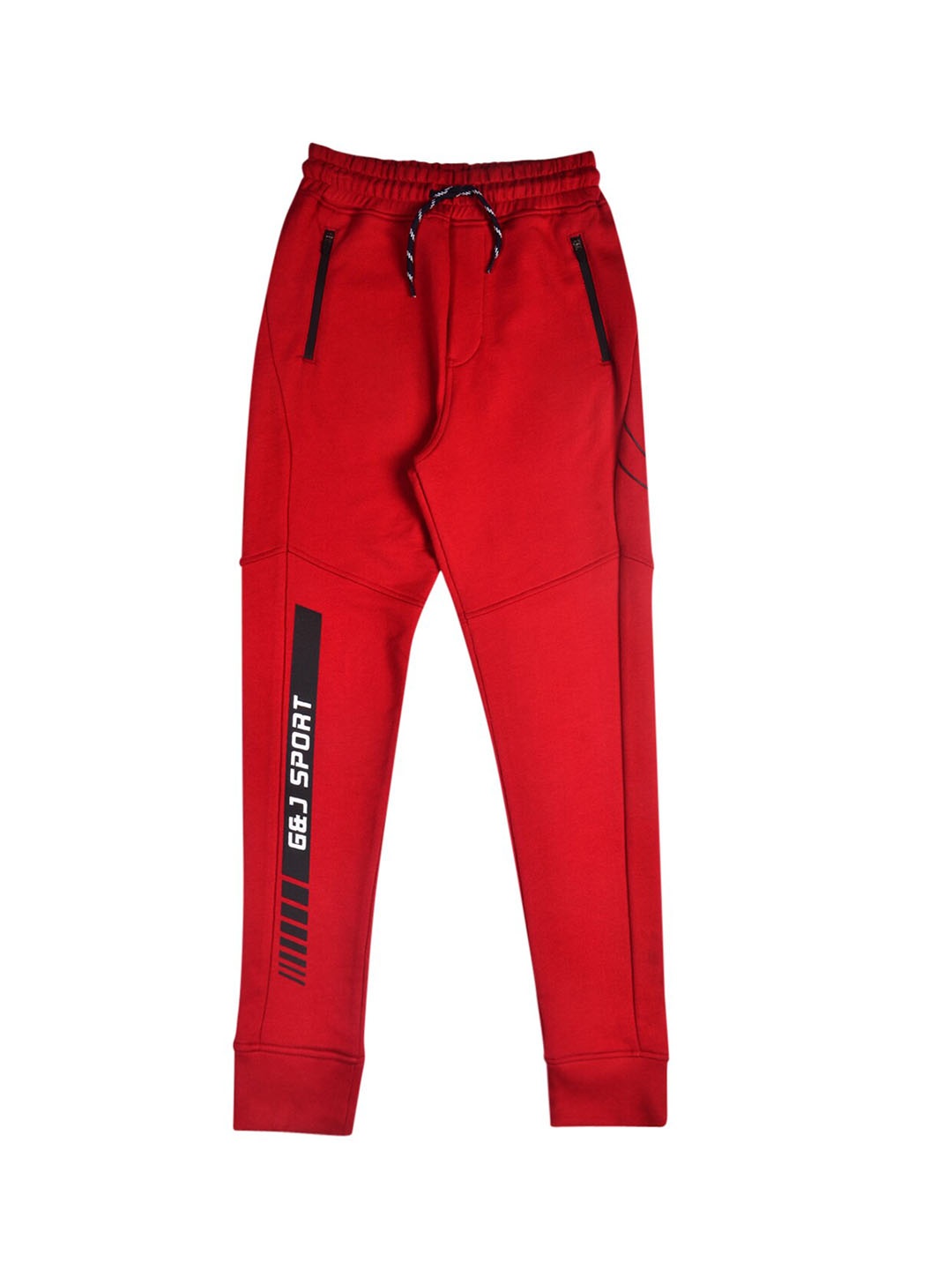 

Gini and Jony Boys Cotton Regular Fit Joggers, Red