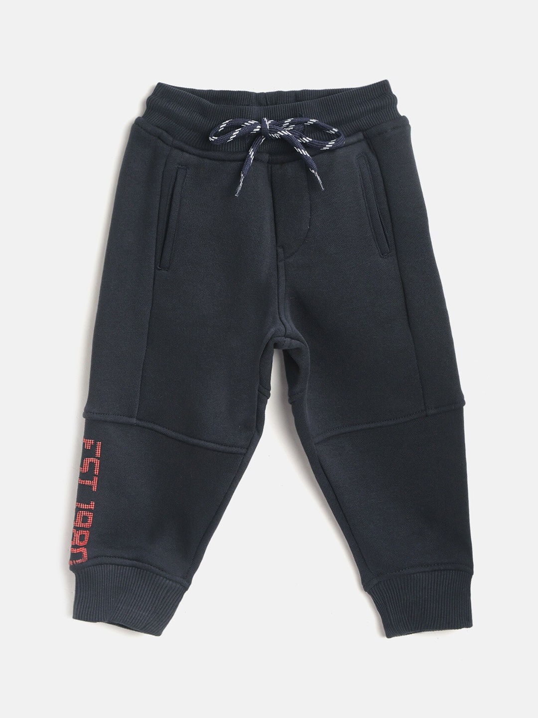 

Gini and Jony Boys Regular-Fit Cotton Joggers, Blue