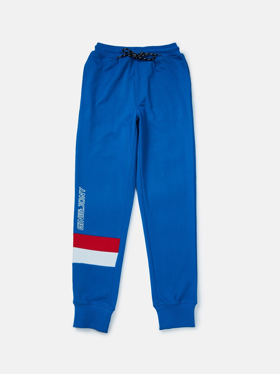 

Gini and Jony Boys Cotton Joggers, Blue