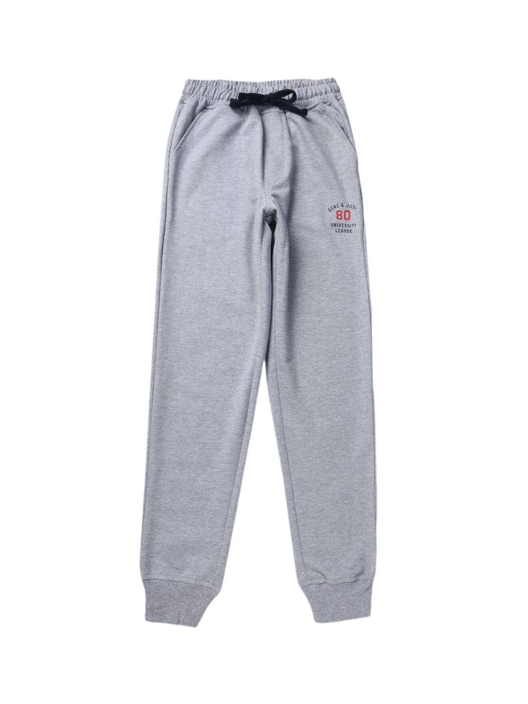 

Gini and Jony Boys Cotton Joggers, Grey