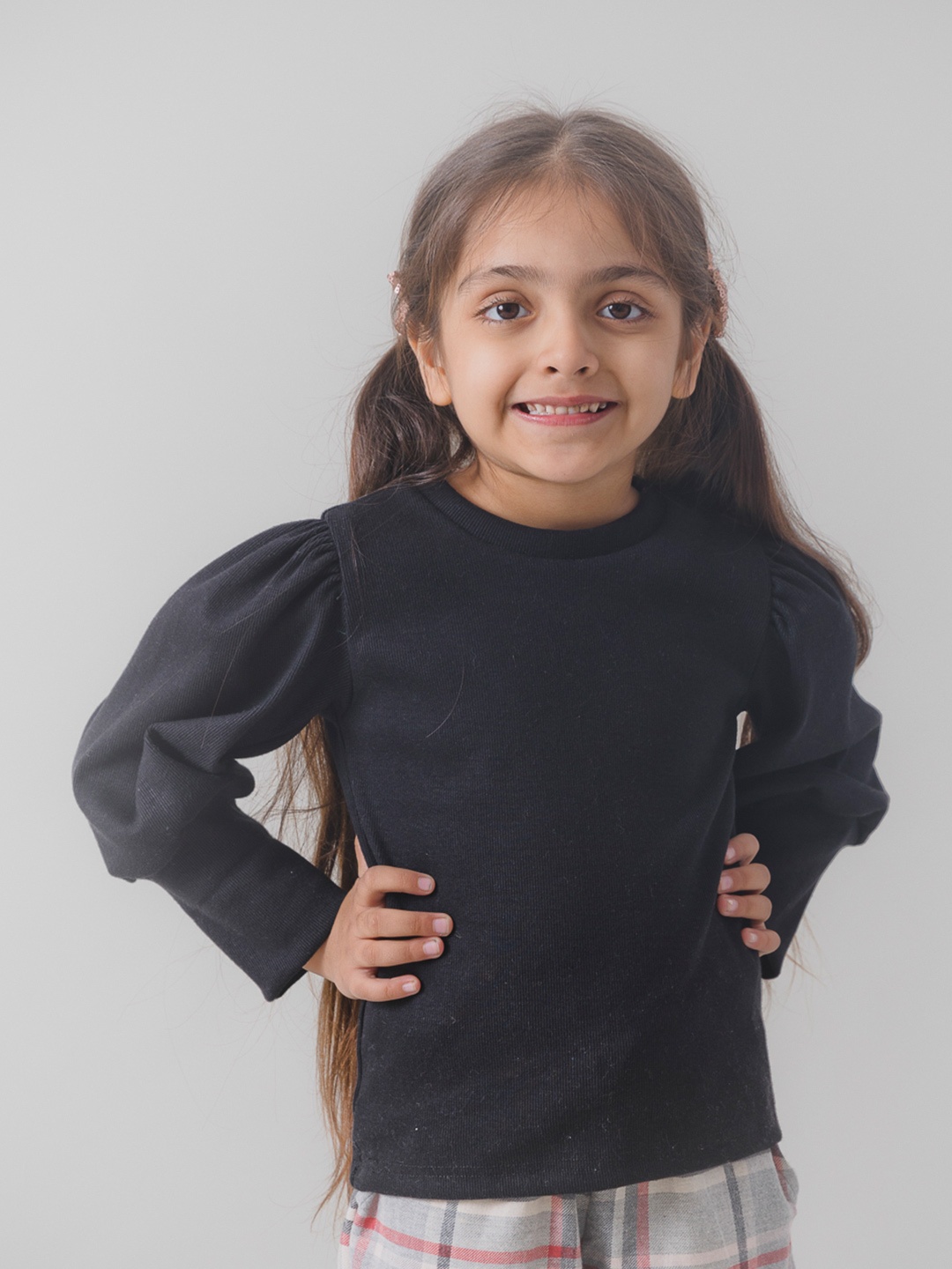 

Fairies Forever Girls Boxy Top, Black