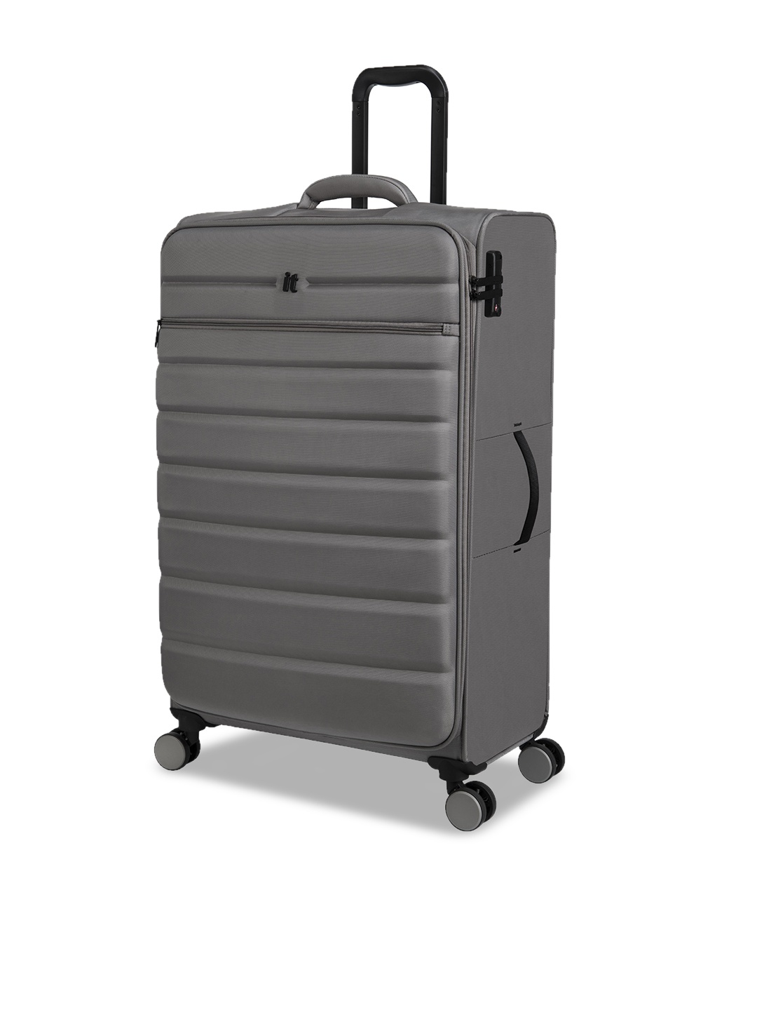 

IT luggage Hard Luggage Medium Trolley Bag, Grey