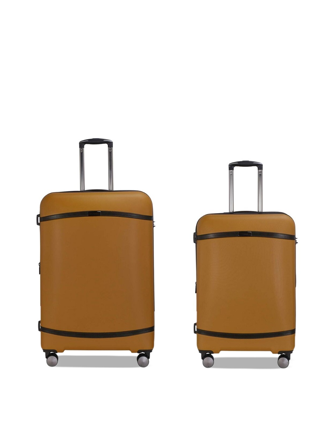 

IT luggage Set Of 2 Hard-Sided Trolley Suitcase, Brown