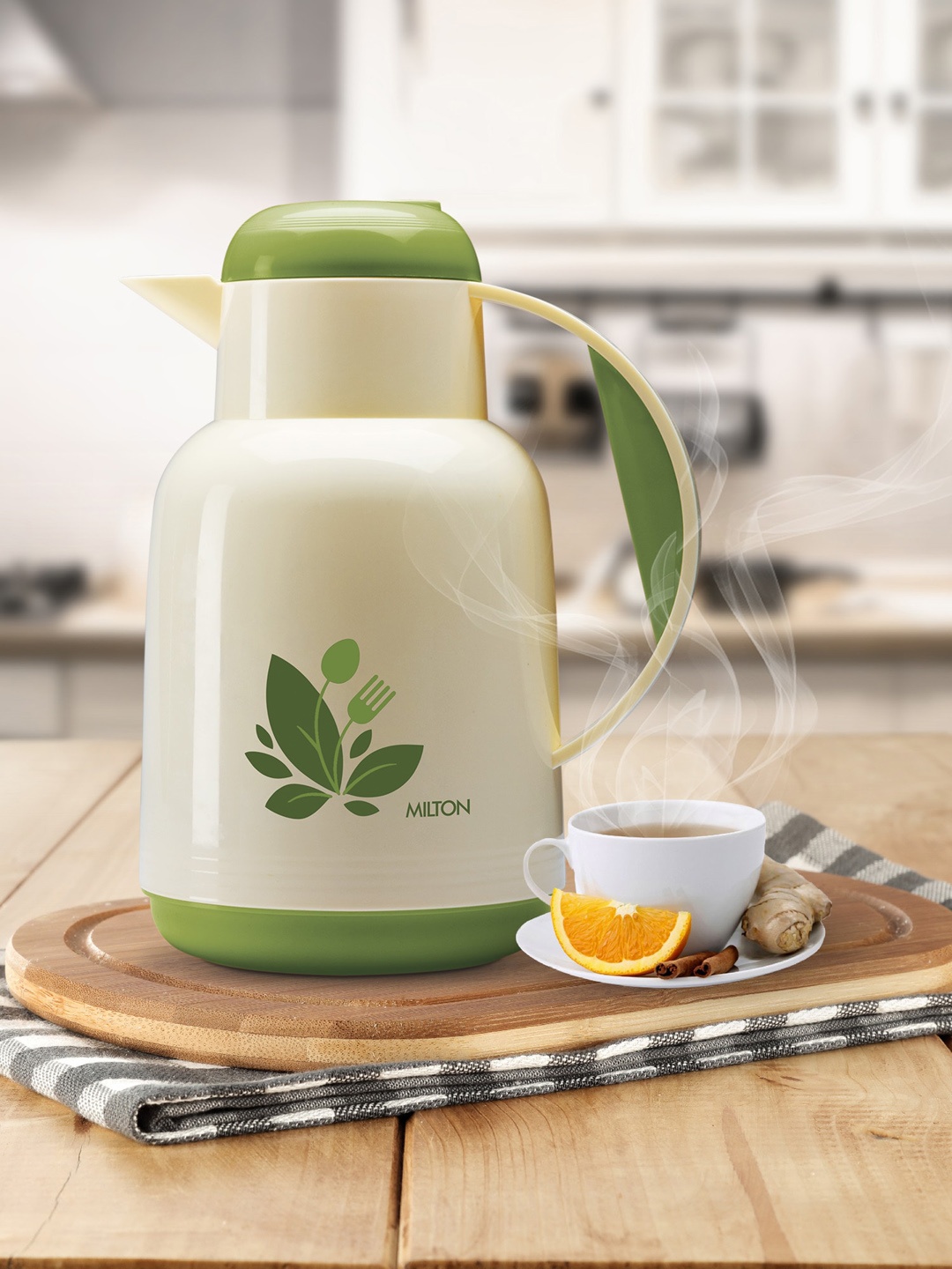

Milton Nancy 1000 Green Vacuum Insulated Hot & Cold Flask 1L