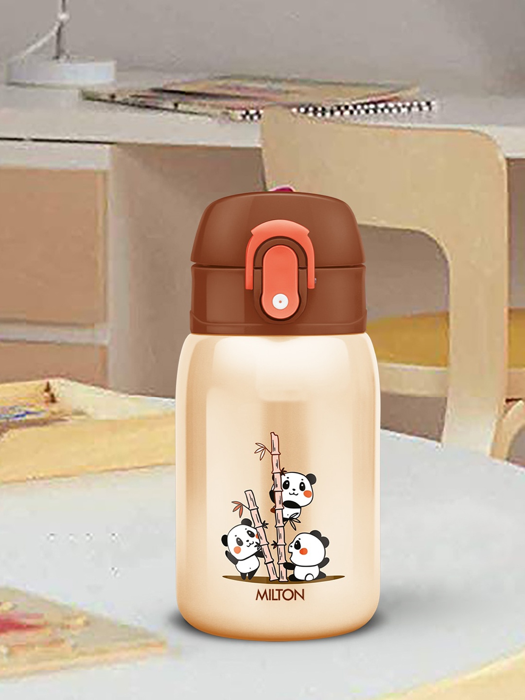 

Milton Jolly 275 Kids Ivory Leak-Proof Thermosteel Hot & Cold Sipper Water Bottle 230 ml, Cream