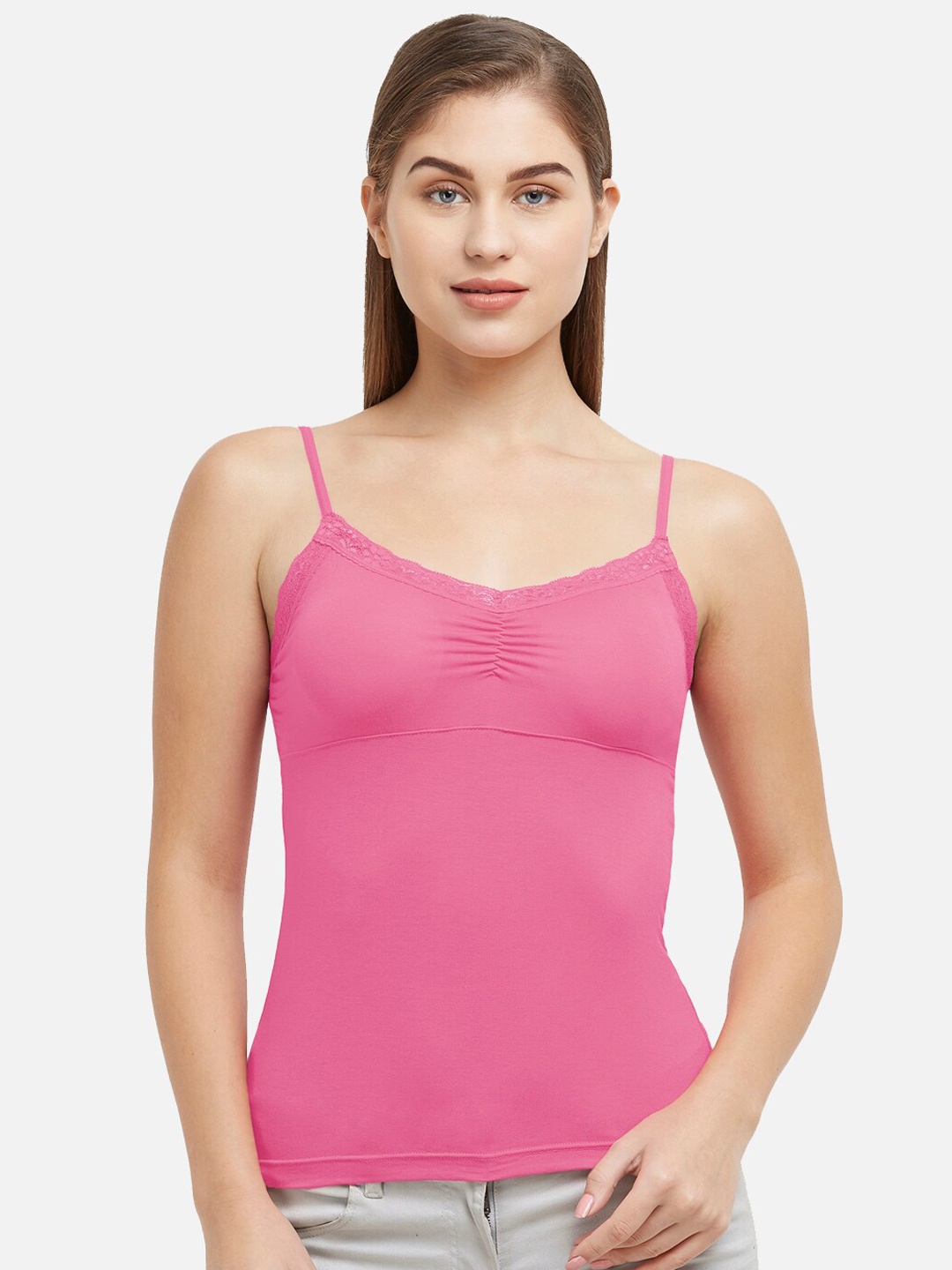 

FashionRack Women Cotton Camisole, Pink