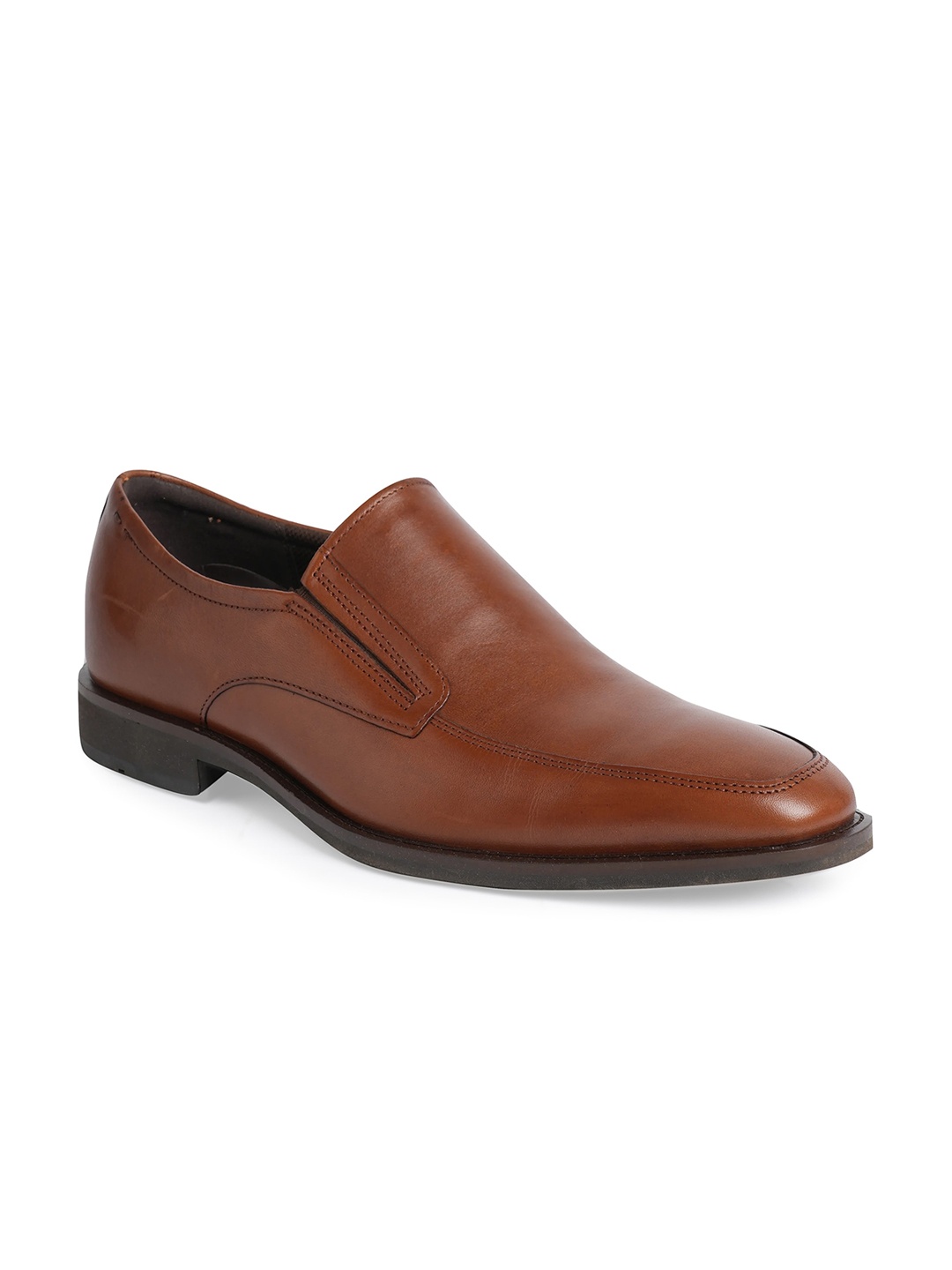

ECCO Men Leather Loafers, Brown