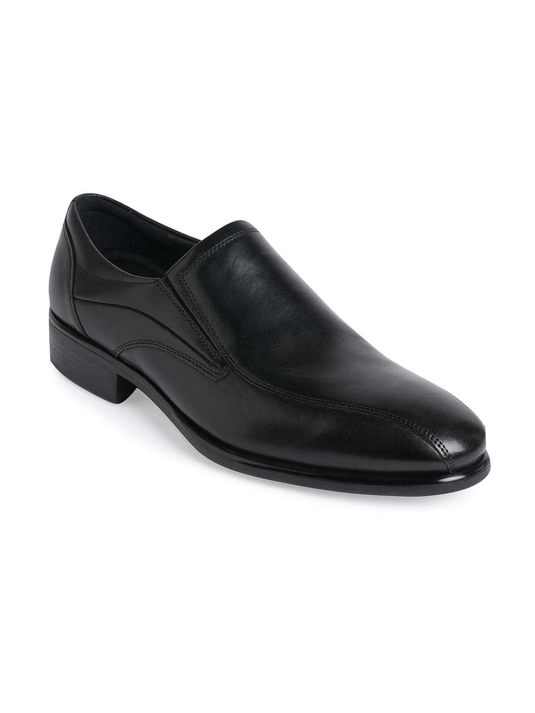 

Ecco Mens Citytray Black Leather Regular Formal Shoes