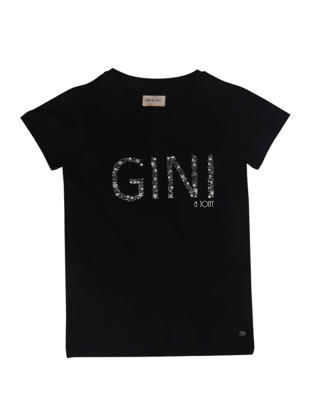 

Gini and Jony Embellished Top, Black