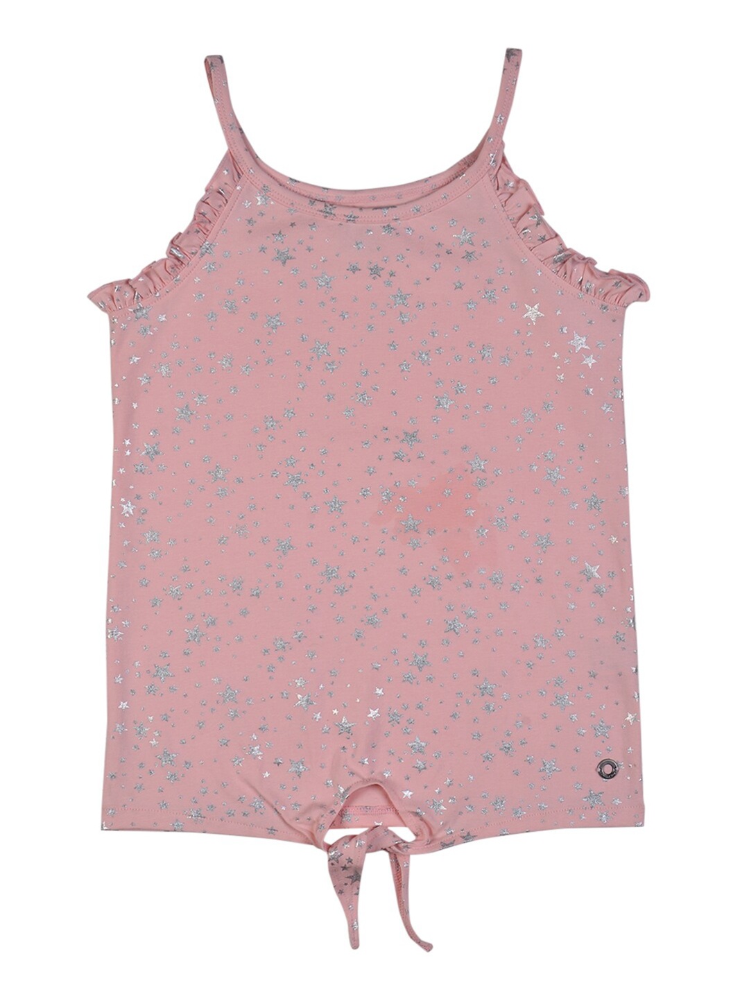 

Gini and Jony Girls Printed Top, Pink