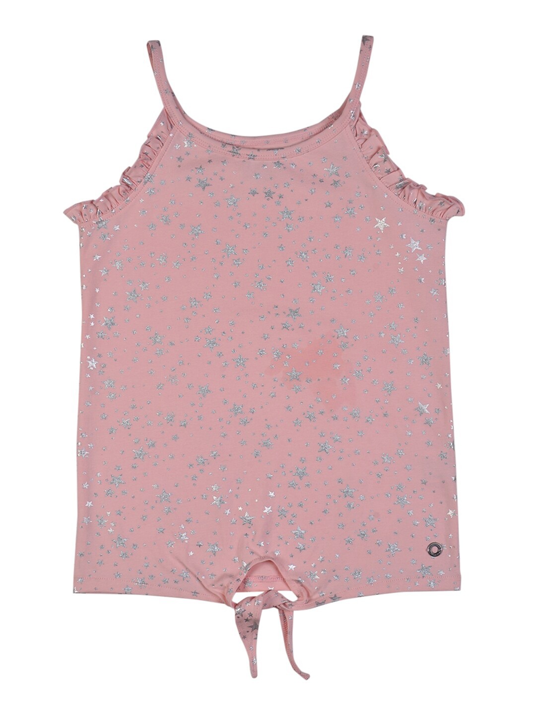 

Gini and Jony Graphic Printed Cotton Top, Pink