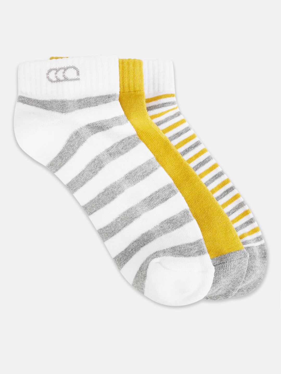 

Ajile by Pantaloons Men Pack Of 3 Ankle-Length Socks, Grey