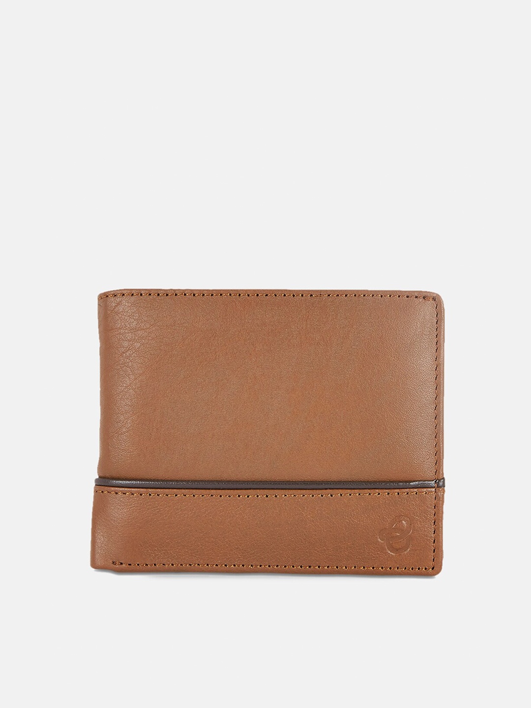 

BYFORD by Pantaloons Men Leather Two Fold Wallet, Tan