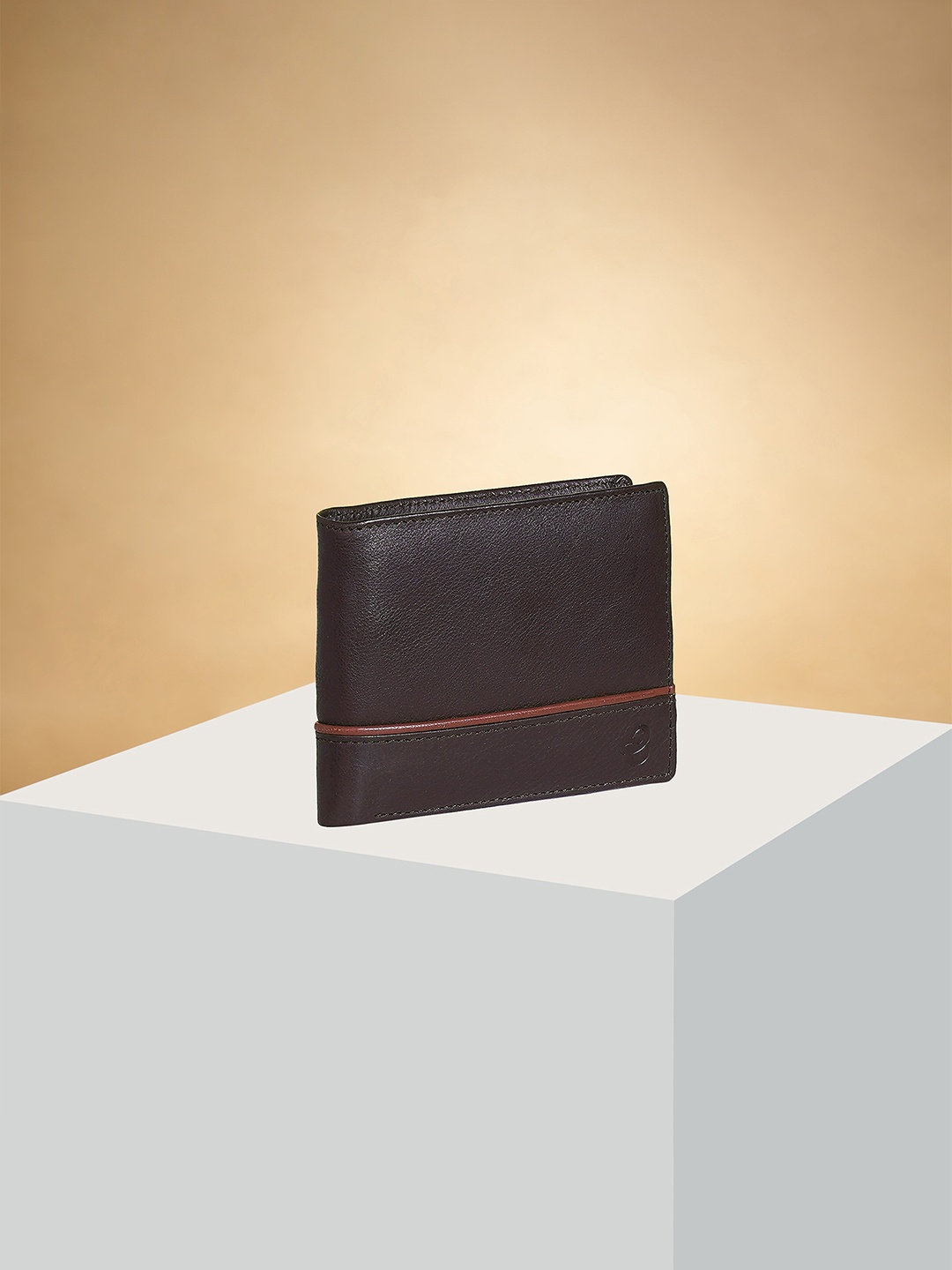 

BYFORD by Pantaloons Men Leather Two Fold Wallet, Brown