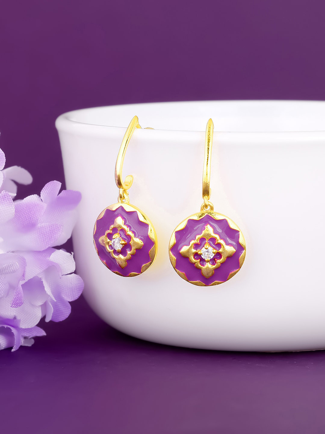 

GIVA 925 Sterling Silver Gold-Plated Drop Earrings