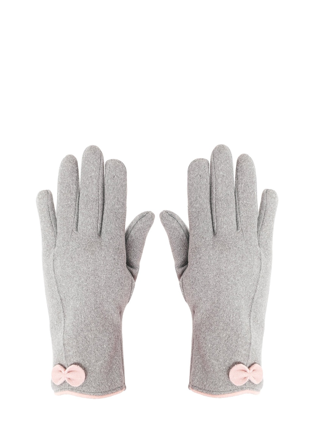 

FabSeasons Women Acrylic Winter Hand Gloves, Grey