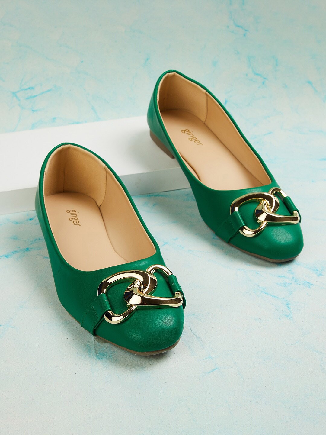 

Ginger by Lifestyle Women Ballerinas Flats, Green