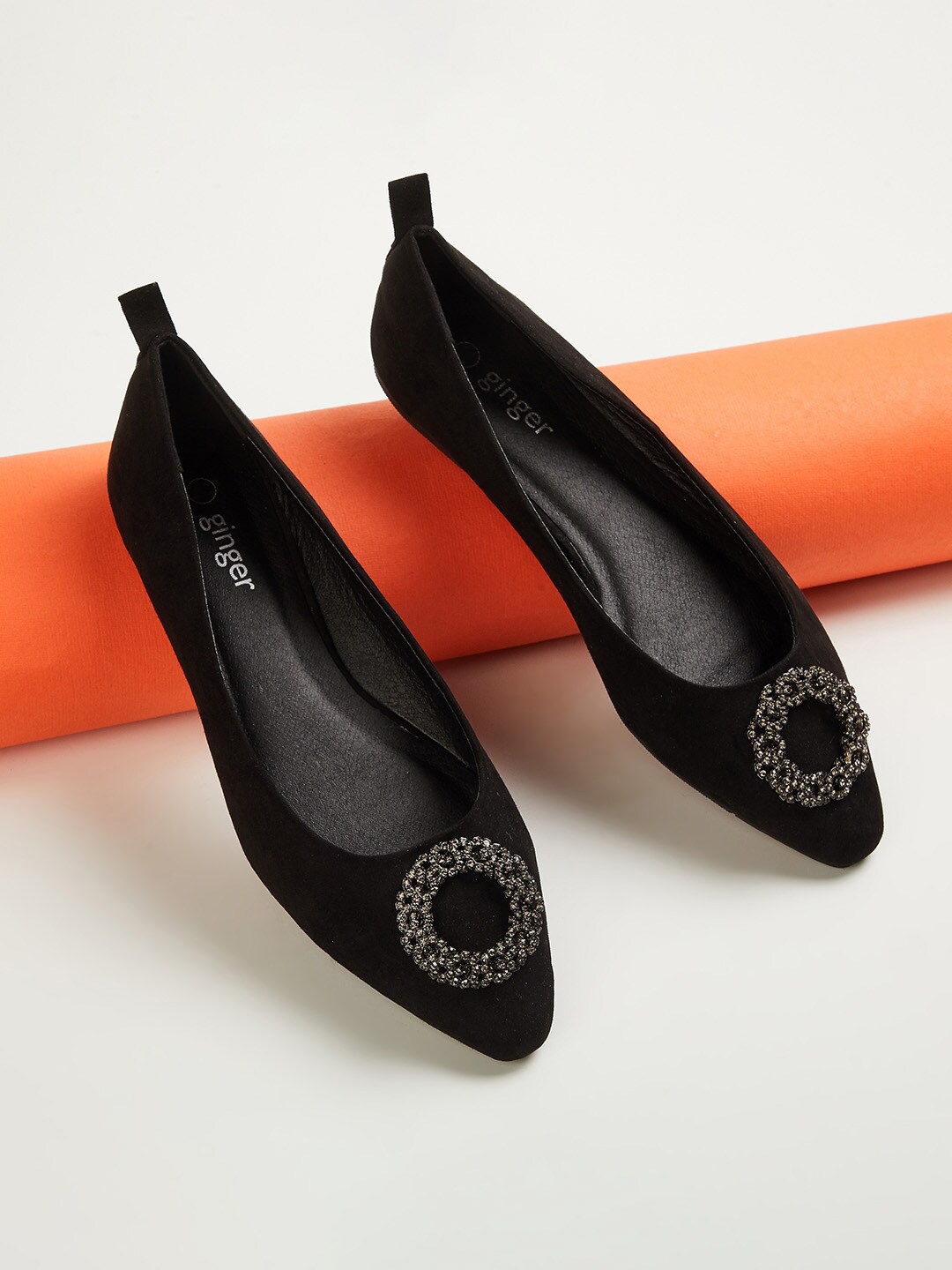 

Ginger by Lifestyle Women Ballerinas Flats, Black