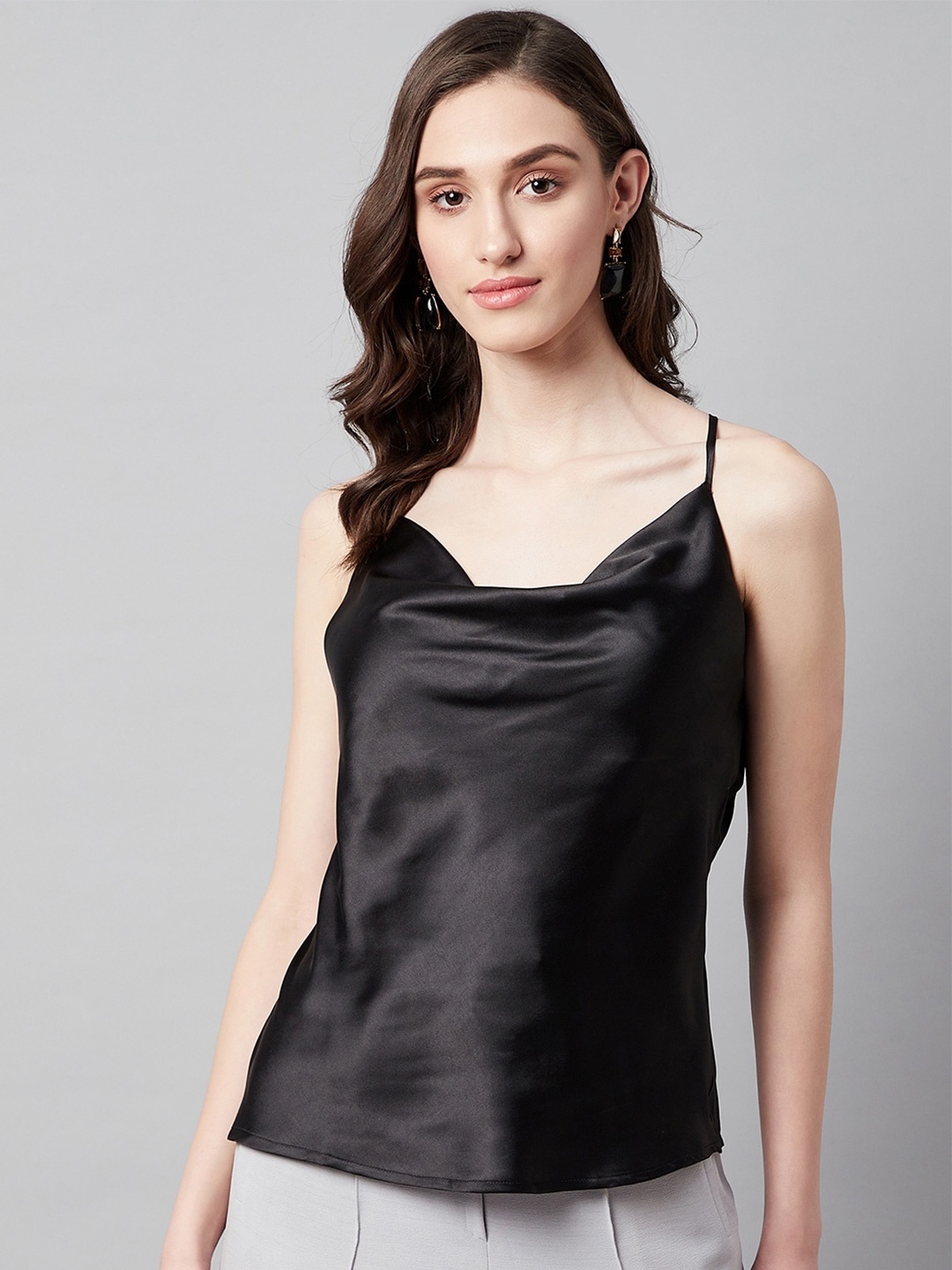 

Carlton London Shoulder Straps Top, Black