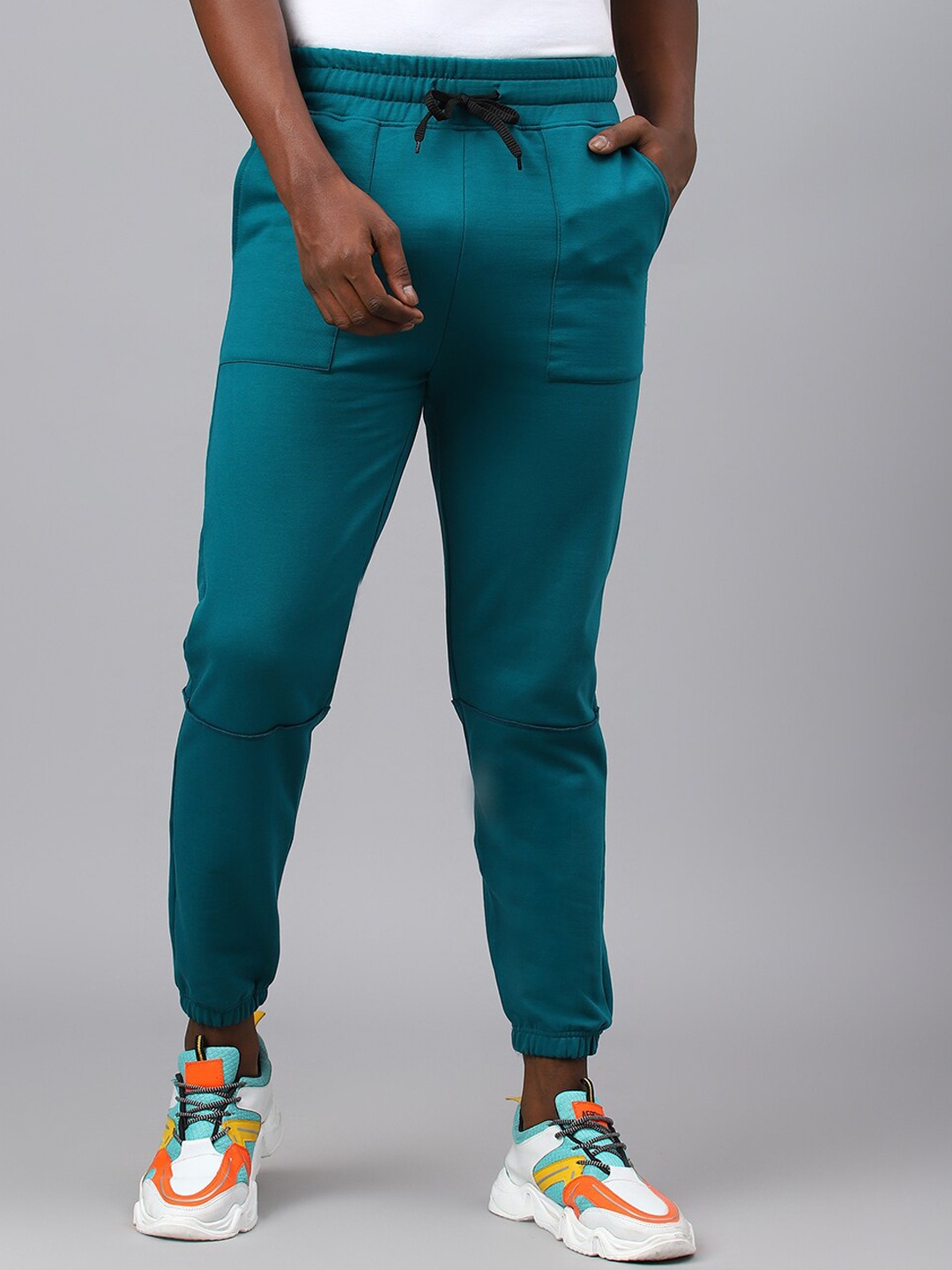 

Fitkin Men Cargo Fleece Jogger, Green