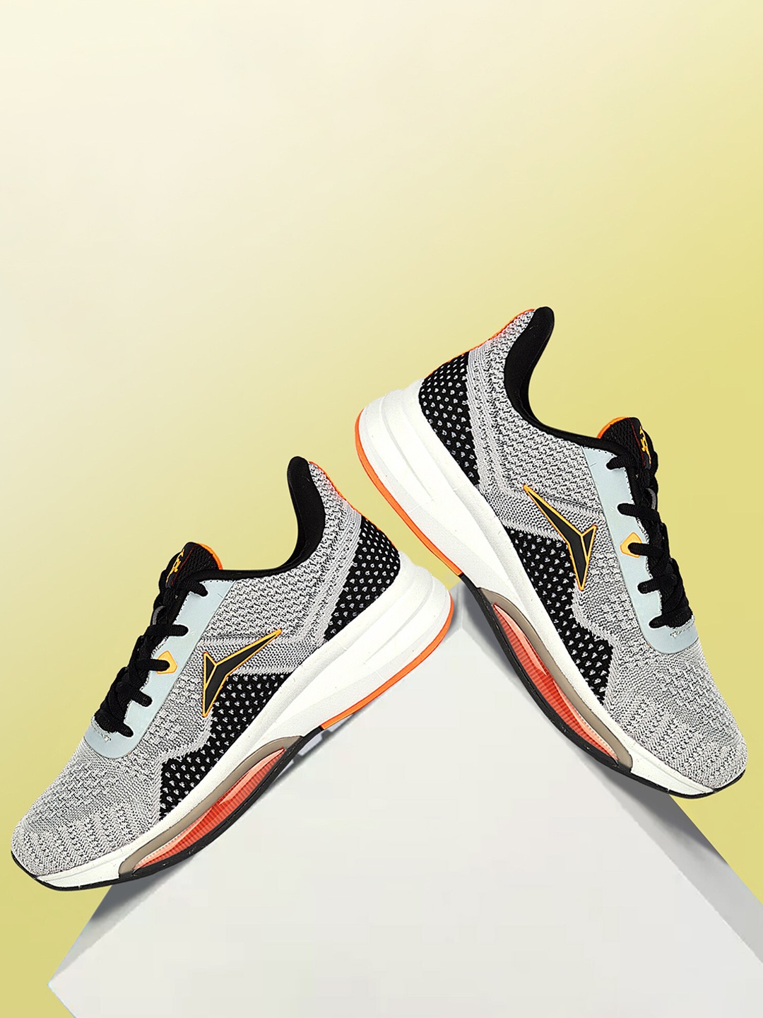 

JQR Men ZIGZAG Mesh Running Shoes, Grey