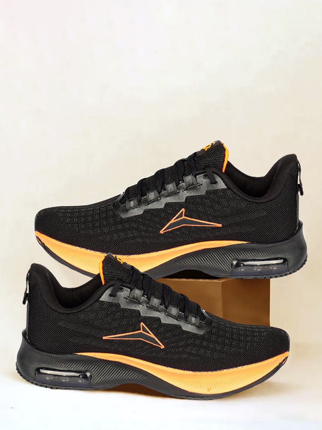 

JQR Men ADVENTURE Mesh Running Shoes, Black