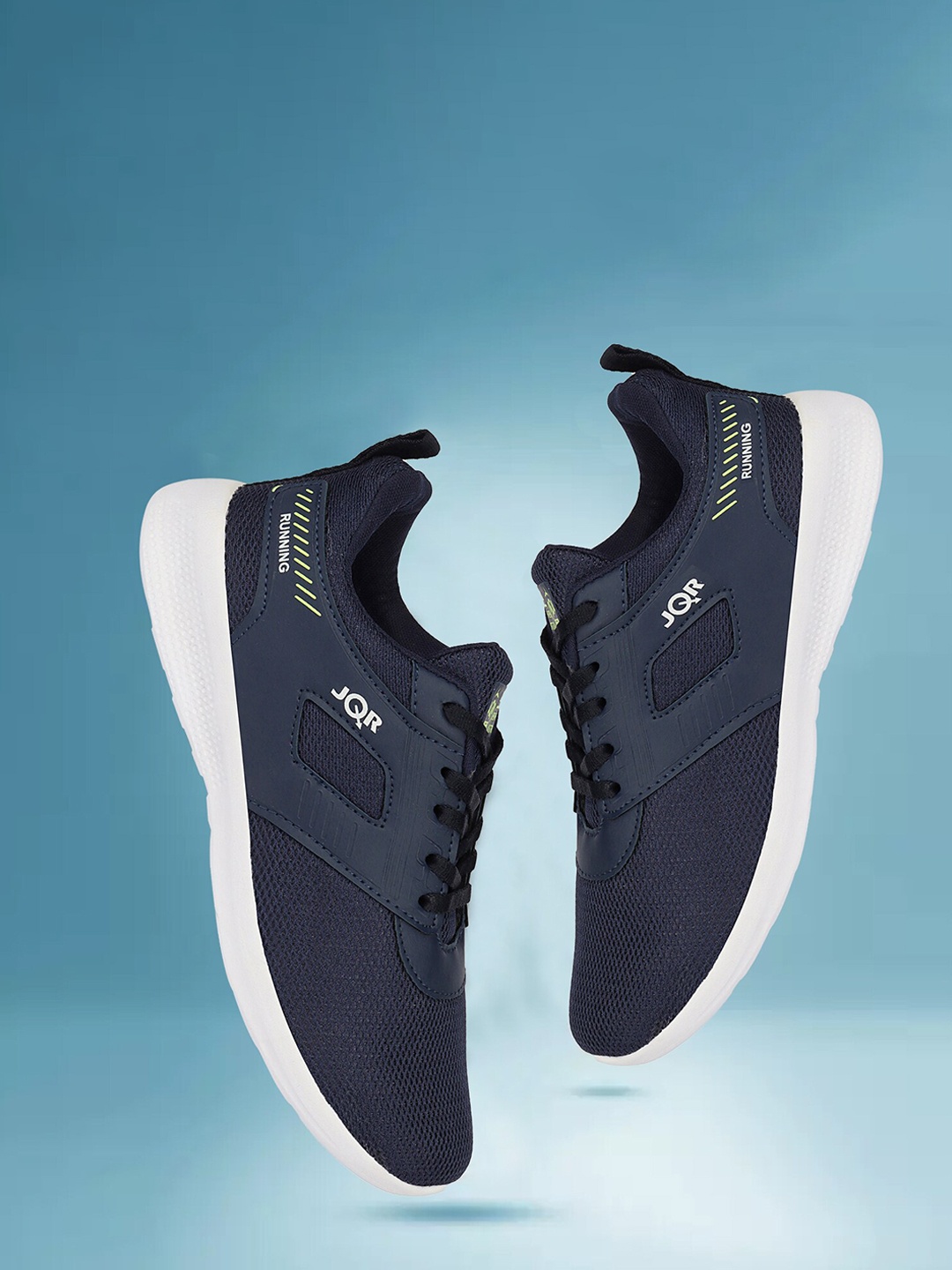 

JQR Men Mesh Running Shoes, Navy blue