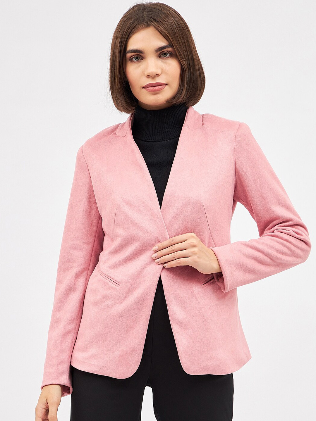 

Kibo Women Open-Front Tailored-Fit Blazers, Pink