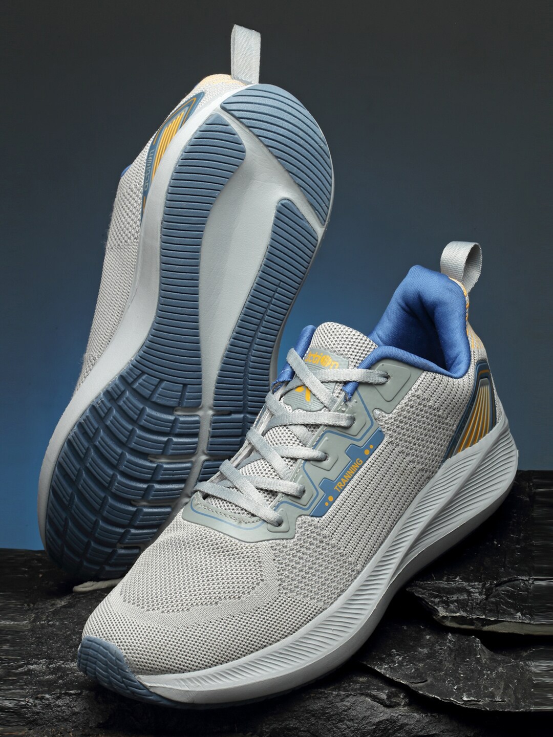 

Action Men Mesh Running Non-Marking Shoes, Grey