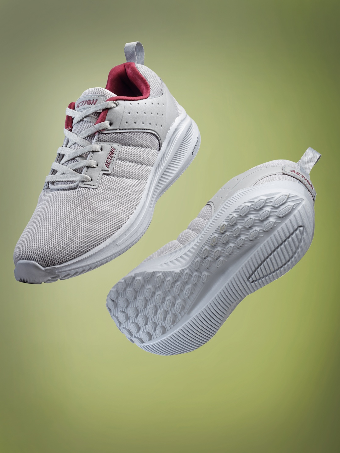 

Action Men Mesh Running Non-Marking Shoes, Grey
