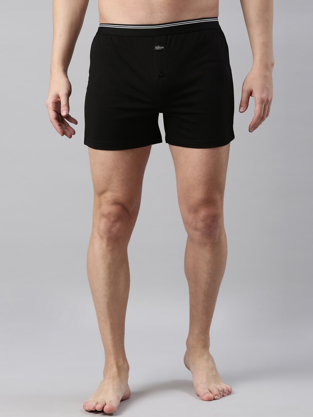 

Roadster Men Pure Cotton Boxer, Black
