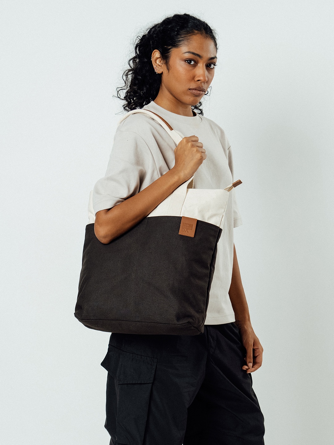 DailyObjects Oversized Shopper Tote Bag, Green