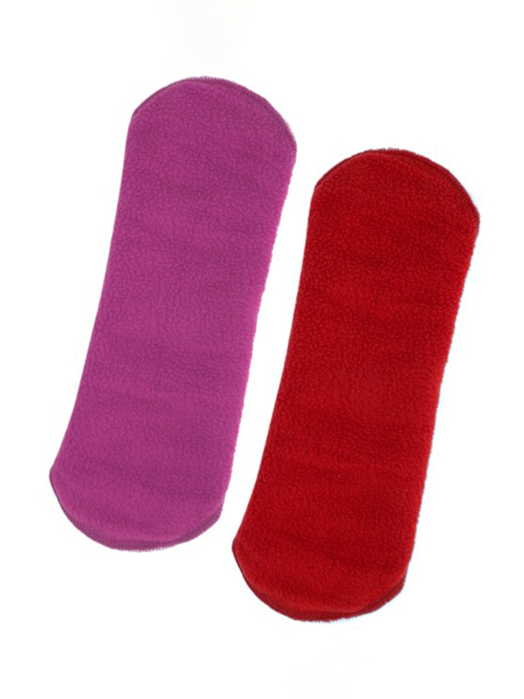 

CareDone Set of 2 Ultra Thin 4-Layered Rash Free Reusable Sanitary Cloth Pads - XL, Purple
