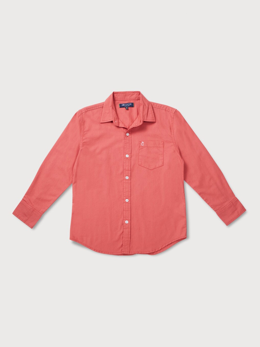 

Gini and Jony Boys Red Casual Shirt