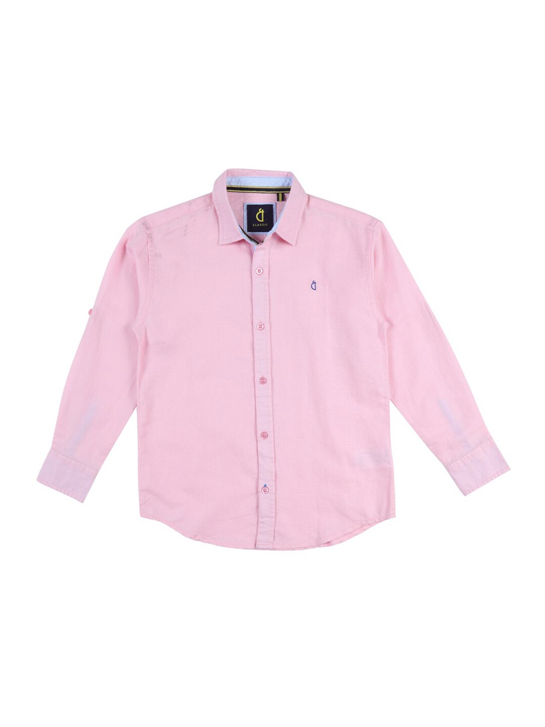 

Gini and Jony Boys Spread Collar Casual Cotton Shirt, Pink