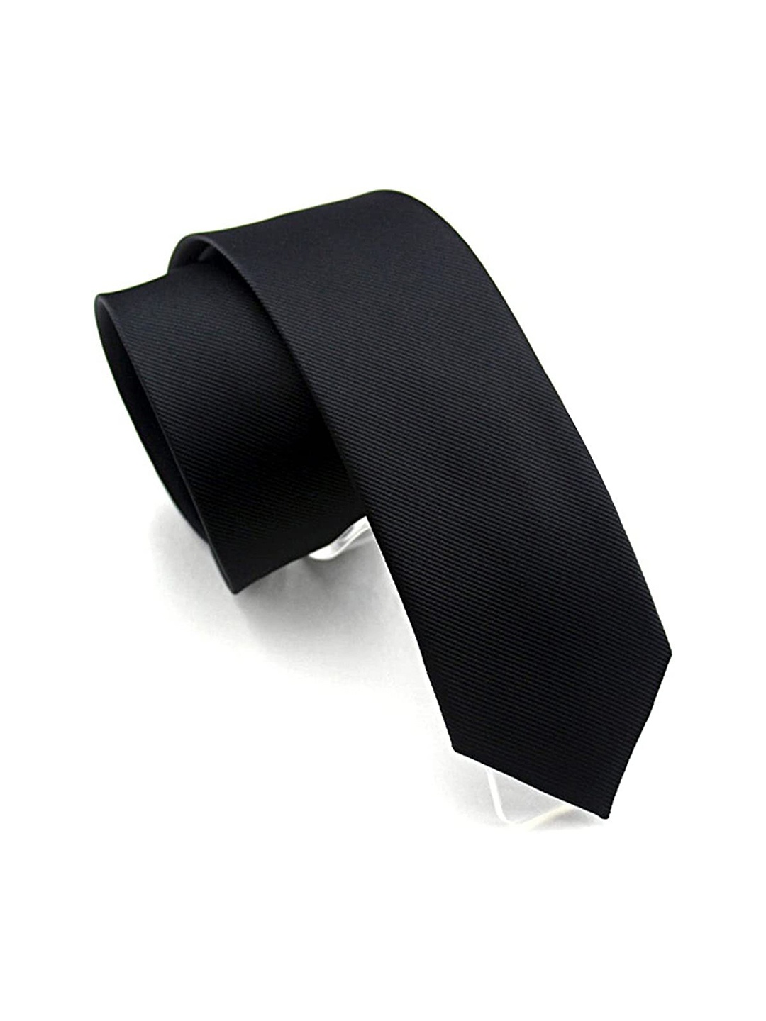 

KAEZRI Men Skinny Tie, Black