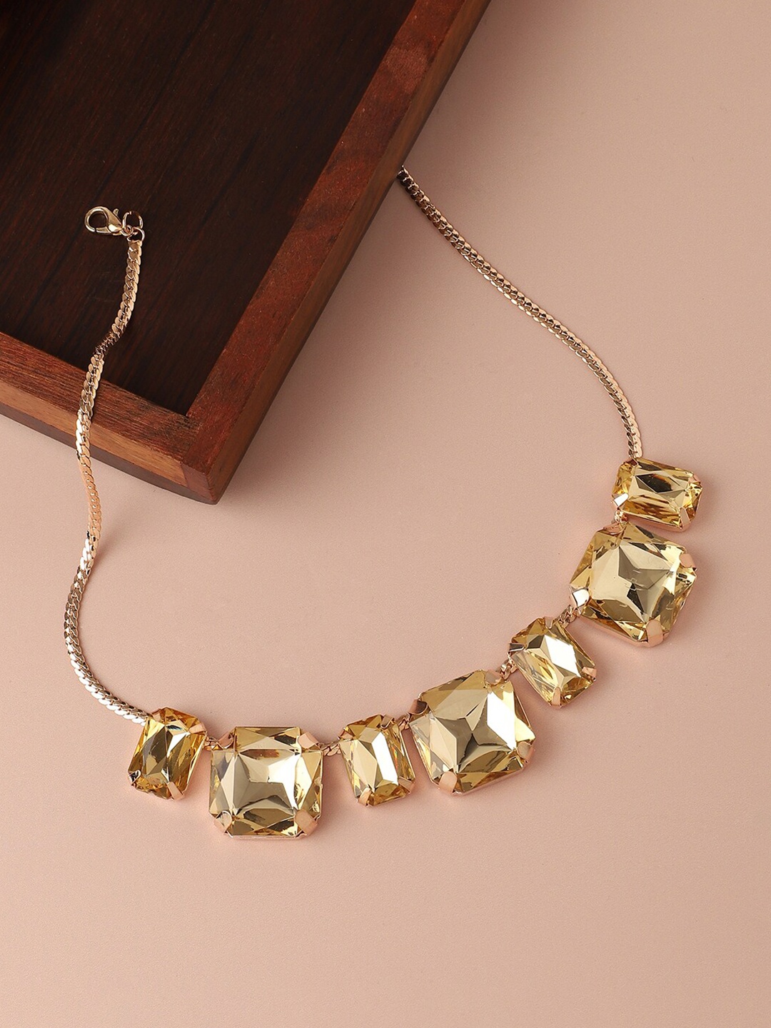 

SOHI Women Gold-Plated Necklace
