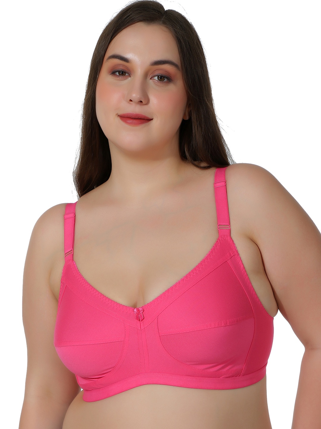 

Leading Lady Plus Size Non-Wired Full Coverage Non Padded Bra, Rose