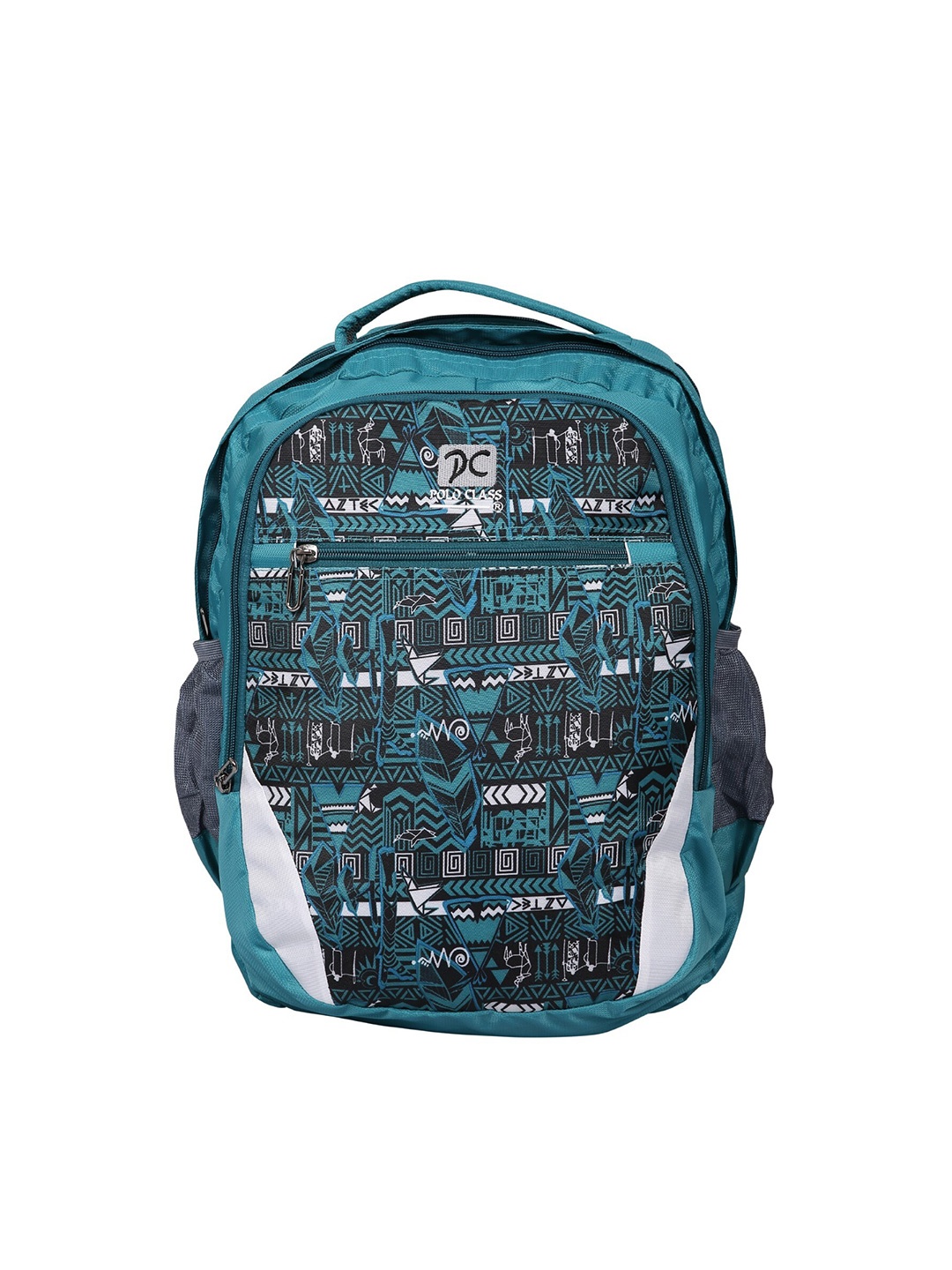 

Polo Class Graphic Printed Backpack, Sea green