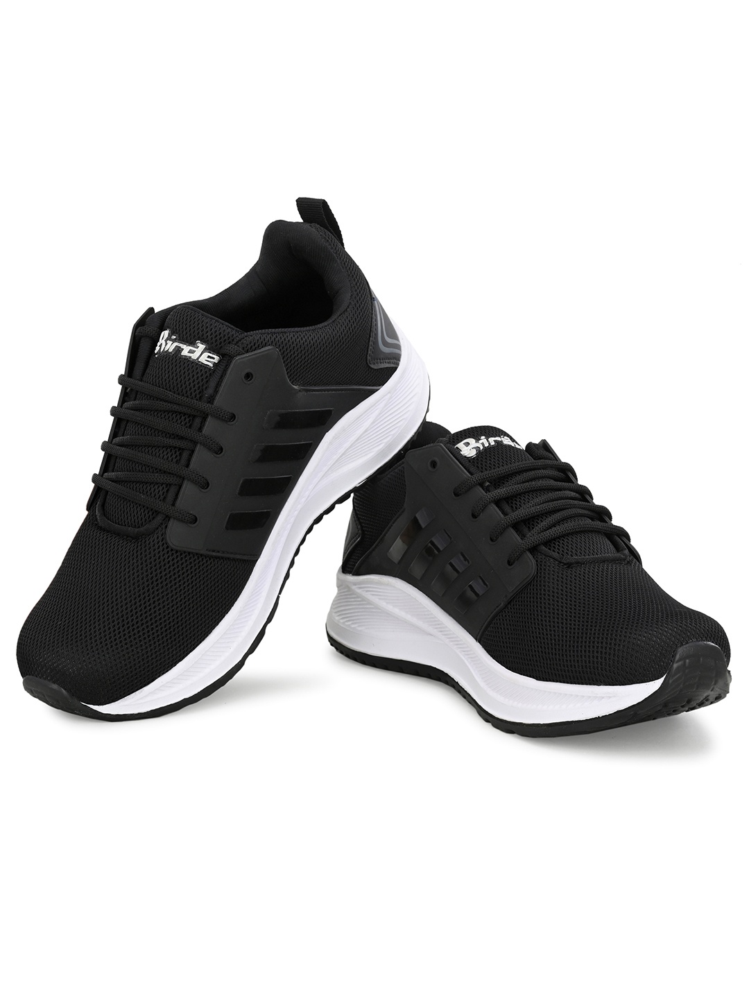 

BIRDE Men Mesh Running Non-Marking Shoes, Black