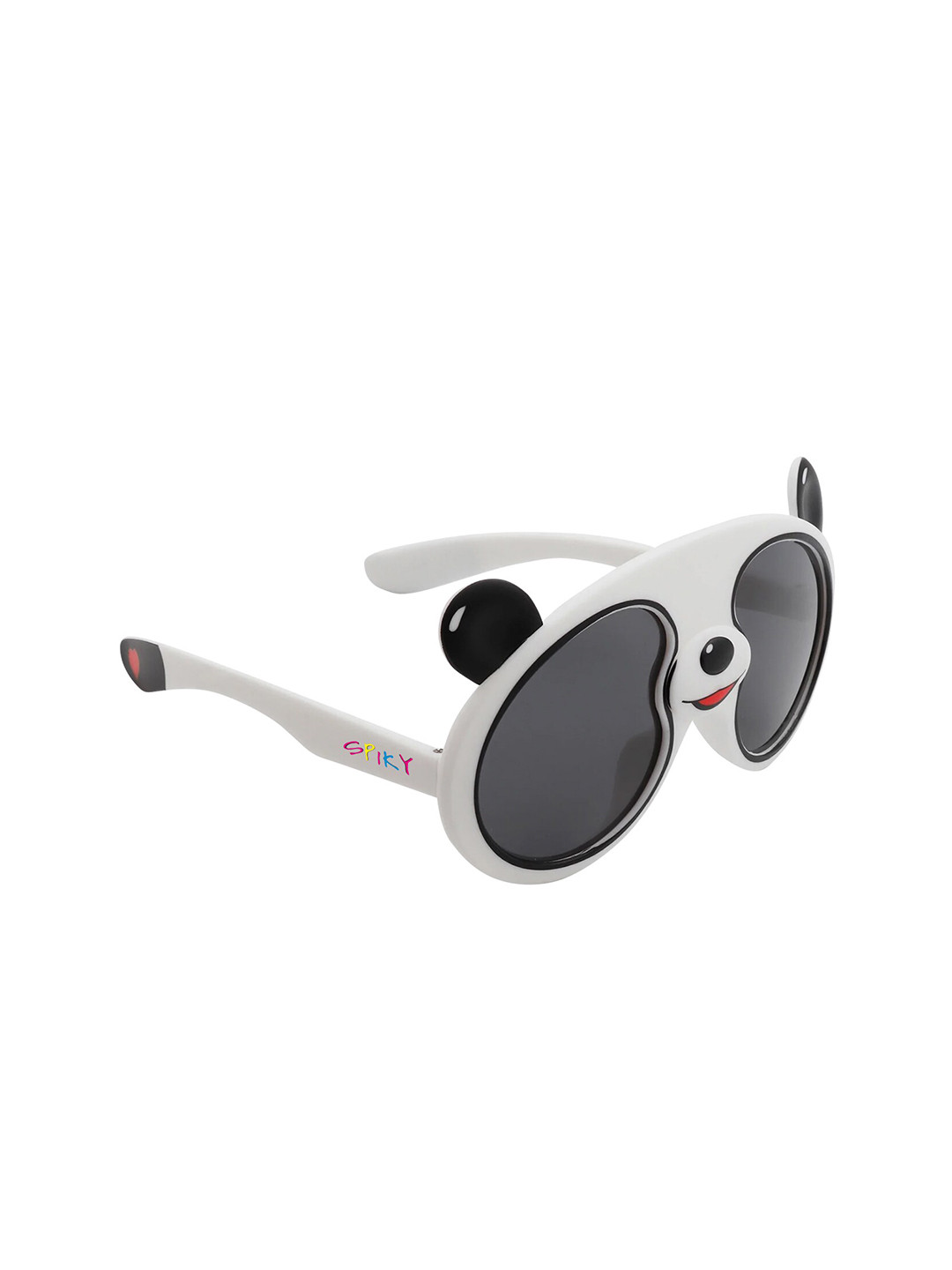 

Spiky Kids Lens & Oval Sunglasses with Polarised Lens- Penda_White, Off white
