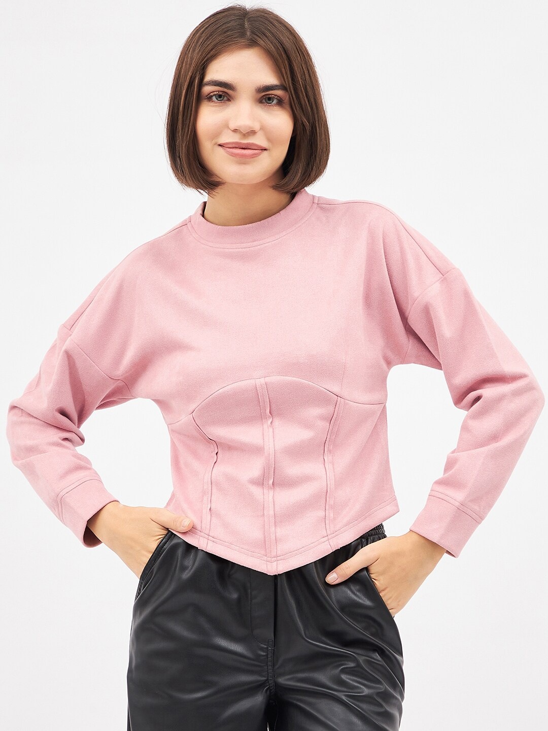 

Kibo Long Sleeves Sweatshirt, Pink