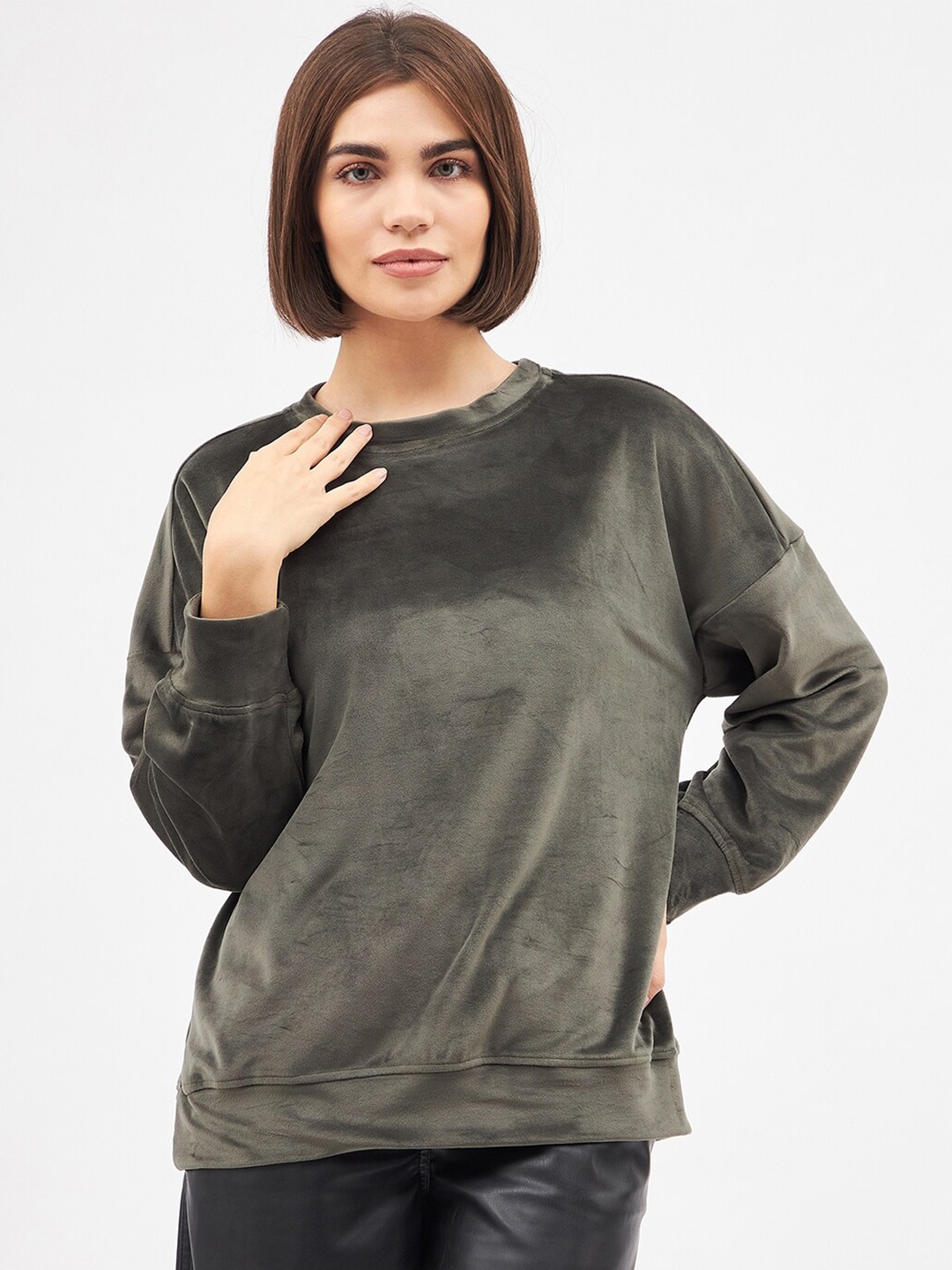 

Kibo Long Sleeves Sweatshirt, Olive