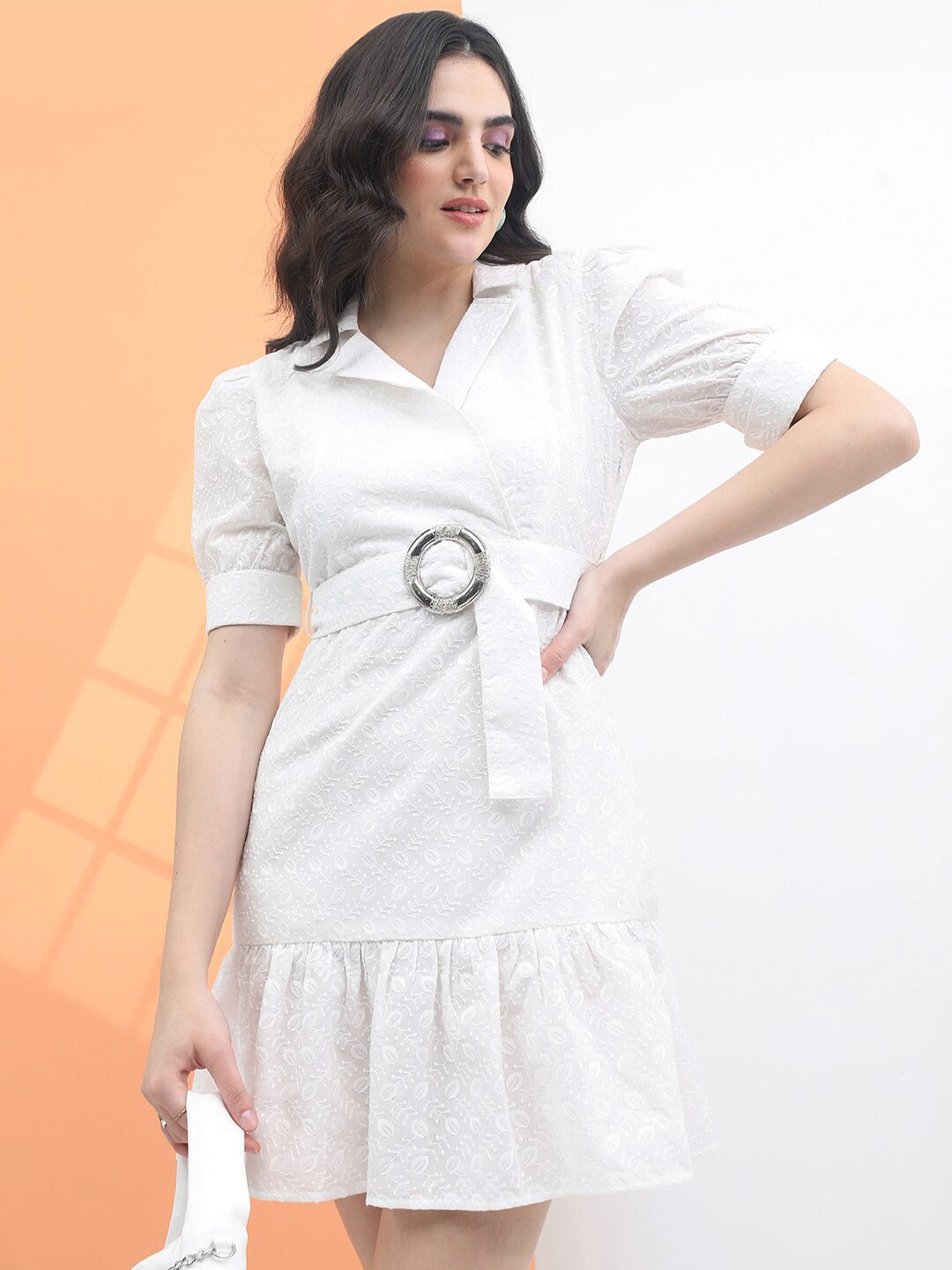 

Tokyo Talkies Shirt Midi Dress, White