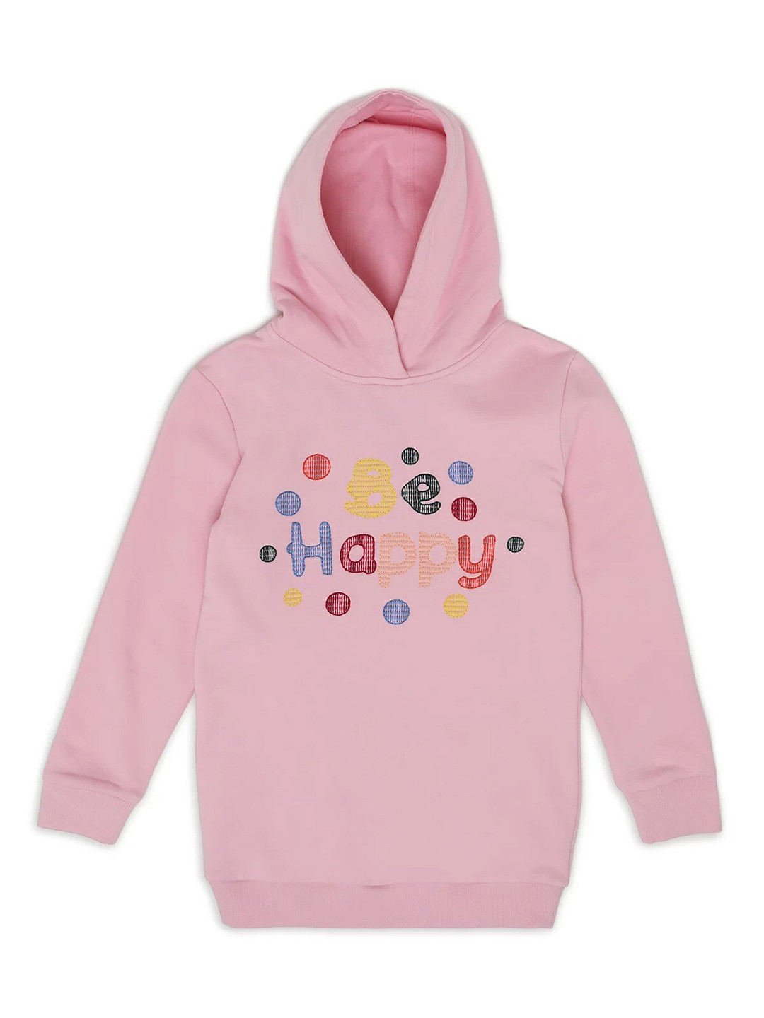 

Marks & Spencer Girls Printed Hooded Sweatshirt, Pink