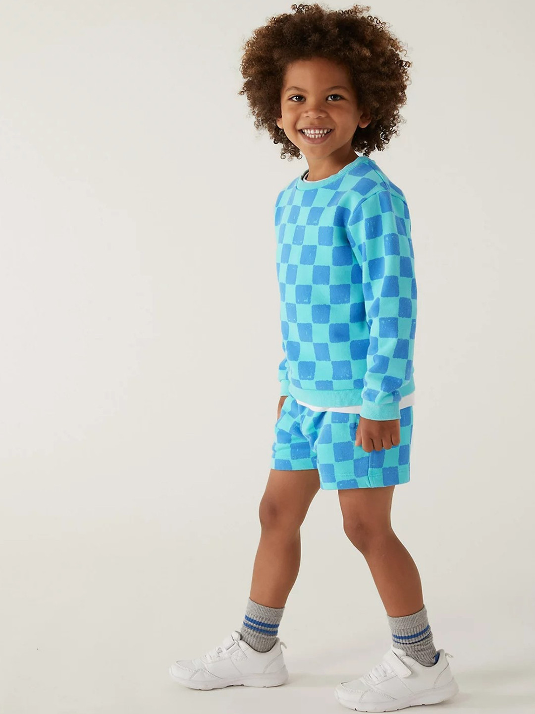 

Marks & Spencer Boys Printed Night suit, Blue